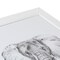 ArtToFrames 8x10 Inch Picture Frame, This 1.25 Inch Custom MDF Poster Frame is Available in Multiple Colors, Great for Your Art or Photos - Comes with Regular Glass and Corrugated Backing (WOM46-8x10)